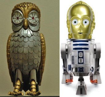 Bubo Robot Owl Replica from Clash of the Titans